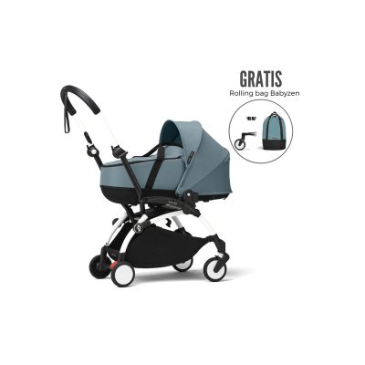 Stokke Yoyo3 + Bassinet Aqua